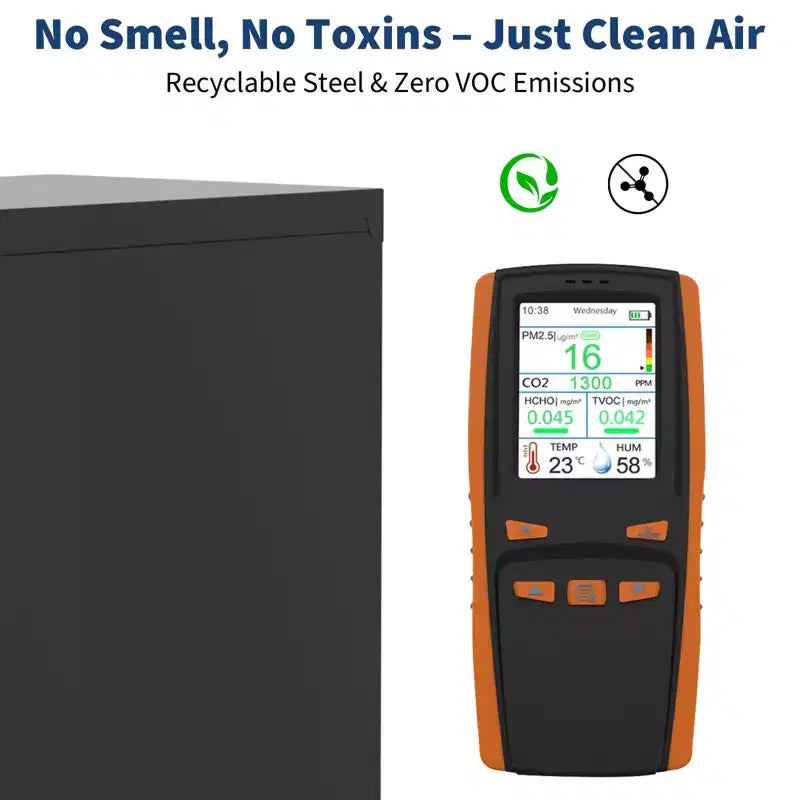 Meuble à outils roulant en acier robuste à 3 tiroirs de 35,4 po, classeur métallique mobile avec serrure pour garage, atelier, entrepôt, maison et bureau