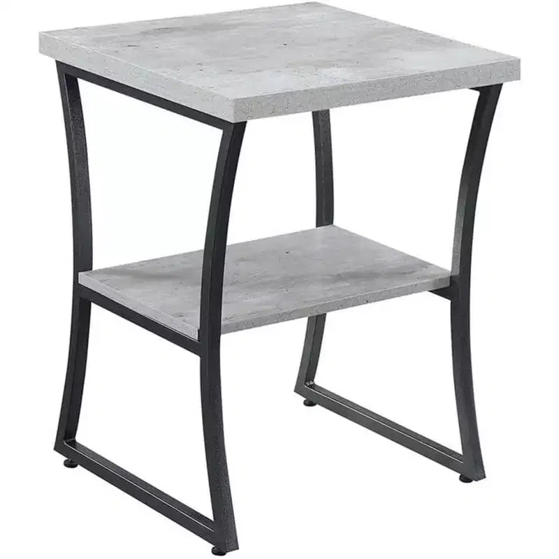 Table d'appoint rectangulaire en métal