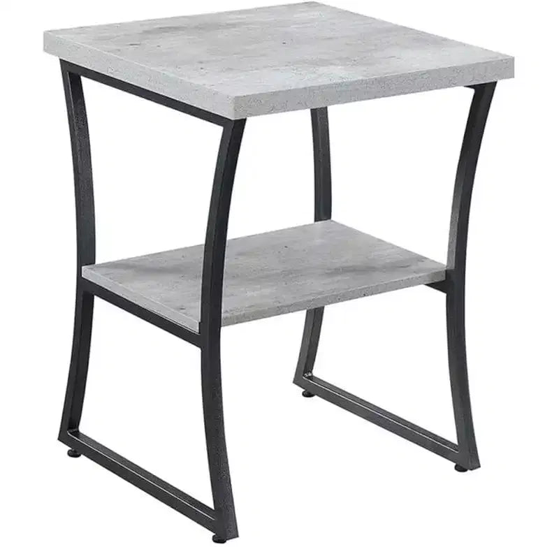 Table d'appoint rectangulaire en métal