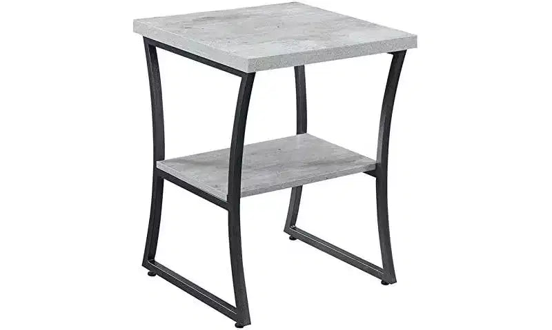Table d'appoint rectangulaire en métal