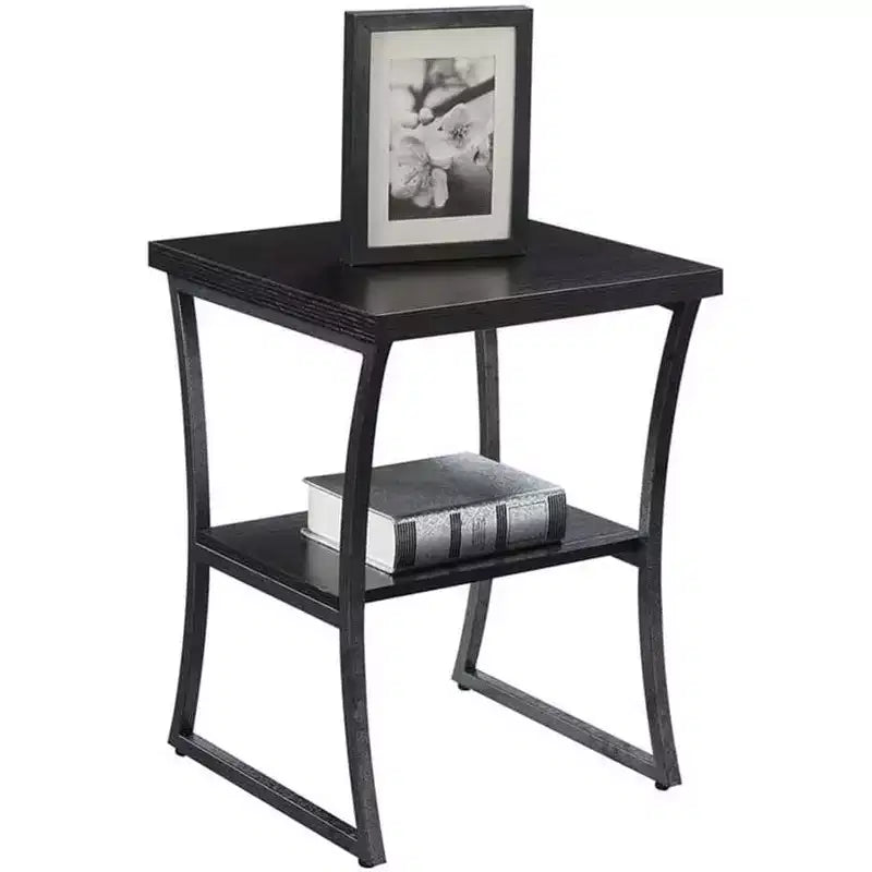 Table d'appoint rectangulaire en métal