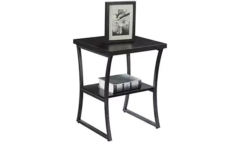 Table d'appoint rectangulaire en métal