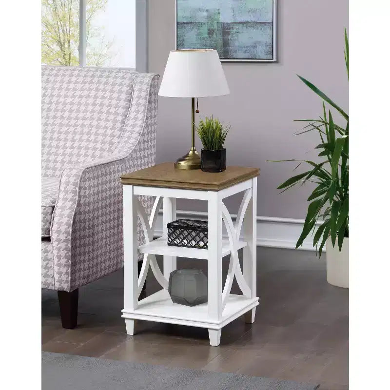 Table d'appoint rectangulaire en bois