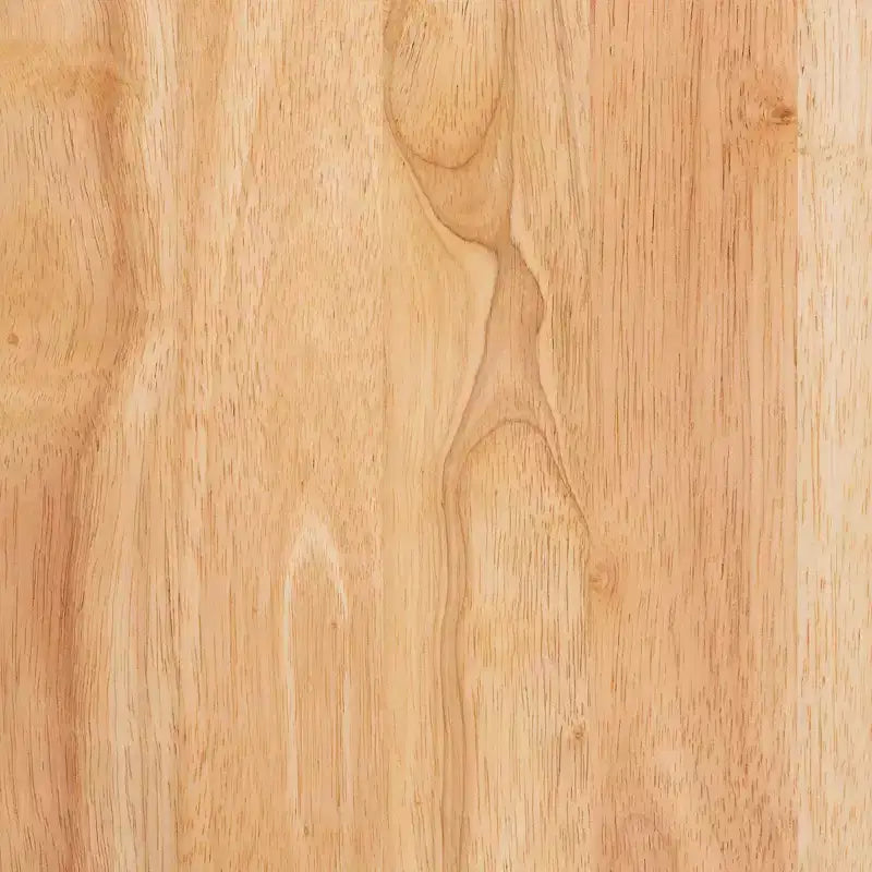Chaise de salle à manger Nenet en bois et rotin chêne brun/brun clair : Milieu du siècle, dossier en croissant, pieds inclinés