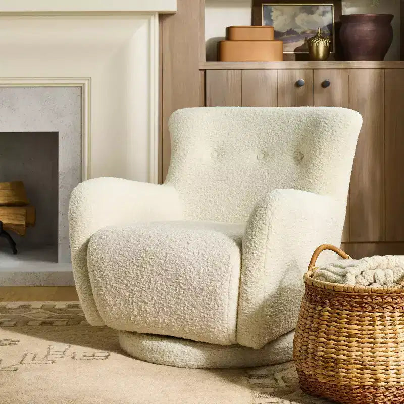 Chaise pivotante Kessler Crème