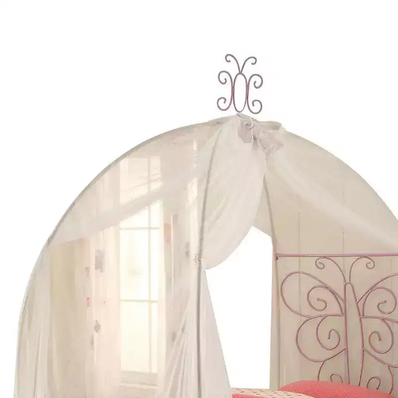 Lit complet Priya II en similicuir/finition blanc