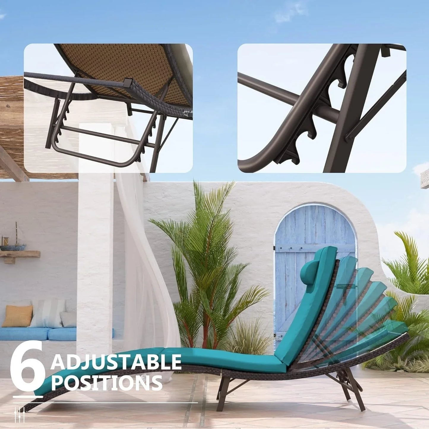 Kullavik 3-PiecesOutdoor Chaise Lounge Set