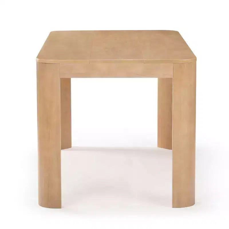 Table de salle à manger Contour, table de cuisine en bois massif de 183 cm pour 6 personnes