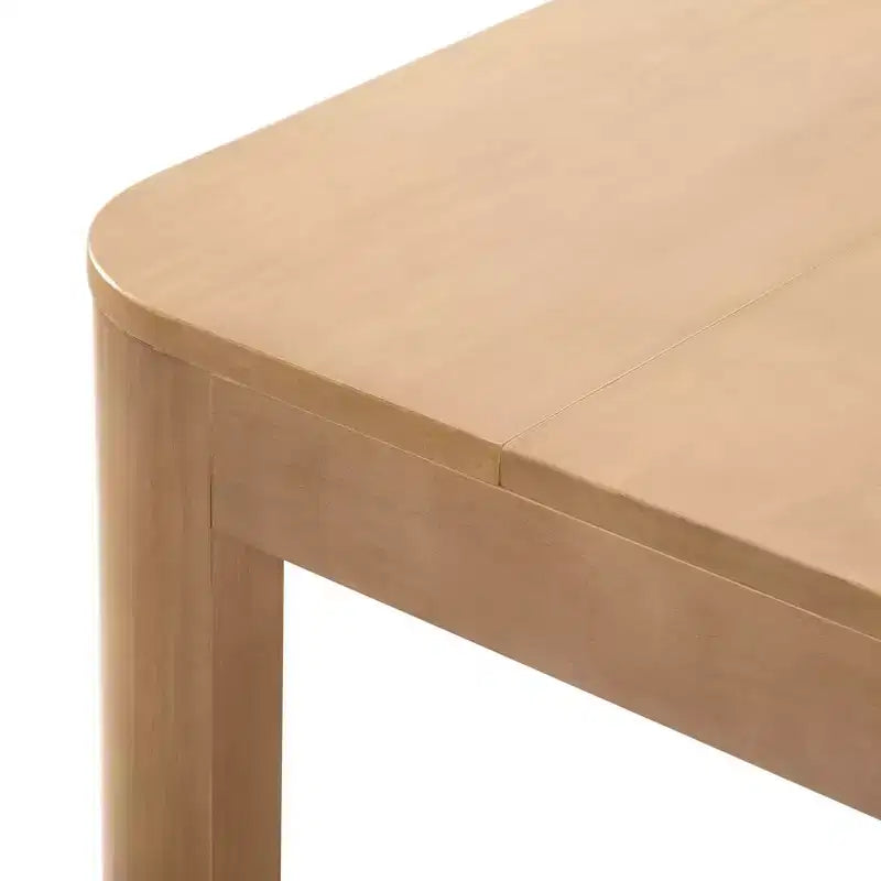 Table de salle à manger Contour, table de cuisine en bois massif de 183 cm pour 6 personnes