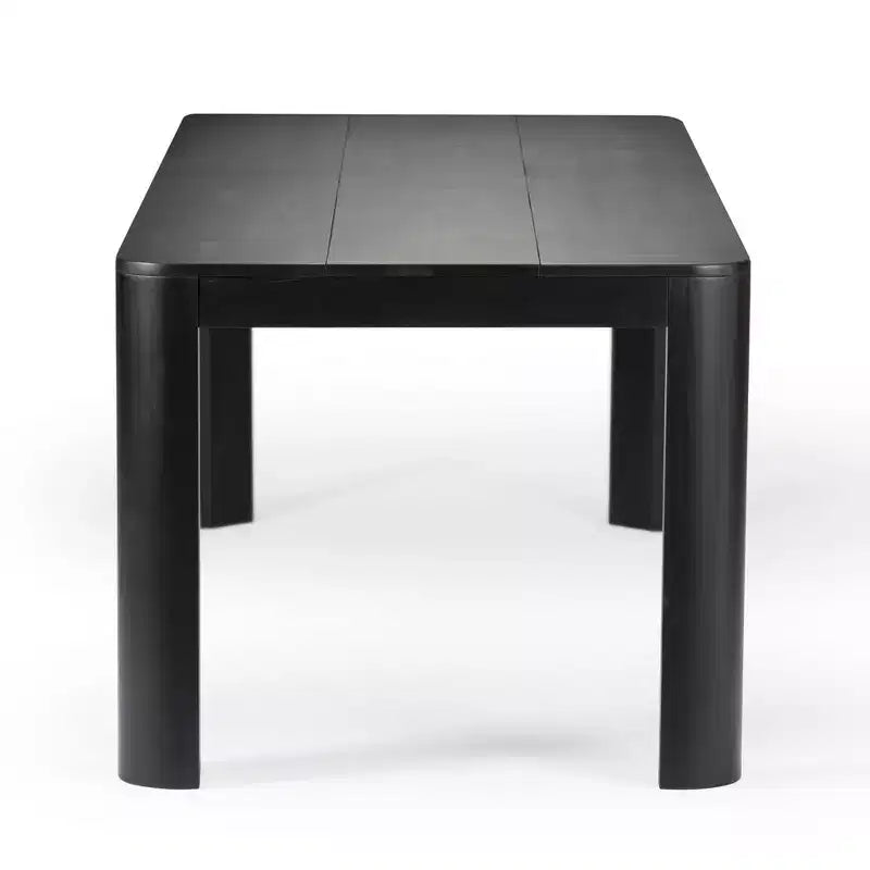 Table de salle à manger Contour, table de cuisine en bois massif de 183 cm pour 6 personnes
