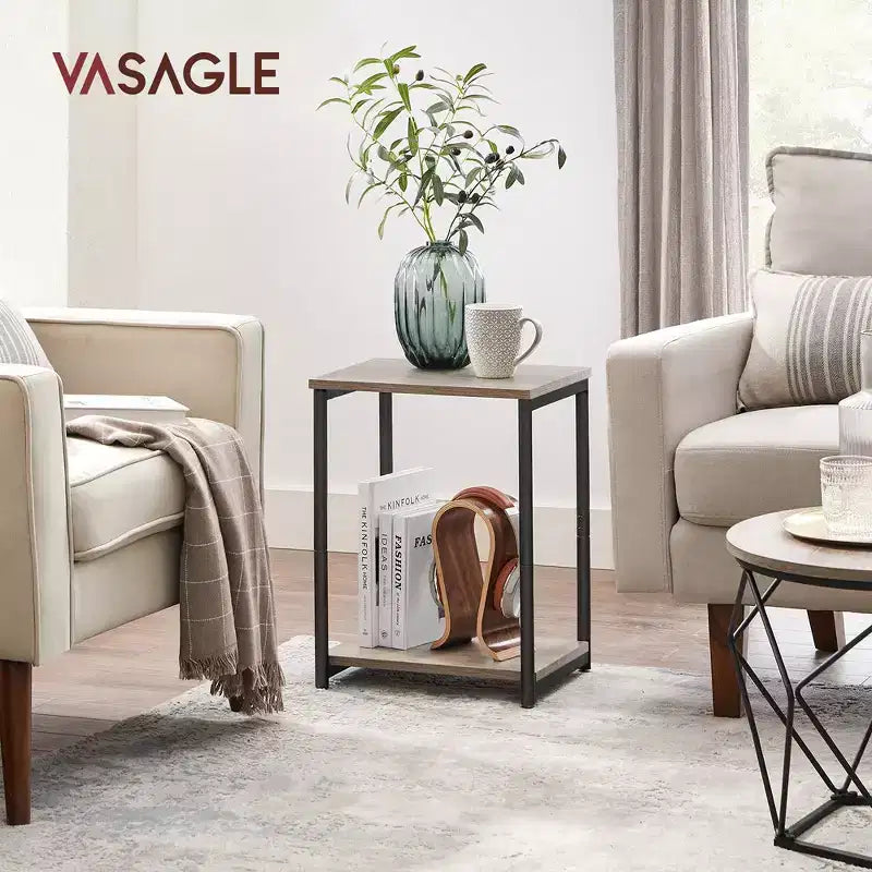 Table d'appoint, Petite table de bout, Table de chevet pour salon, chambre, bureau, salle de bain