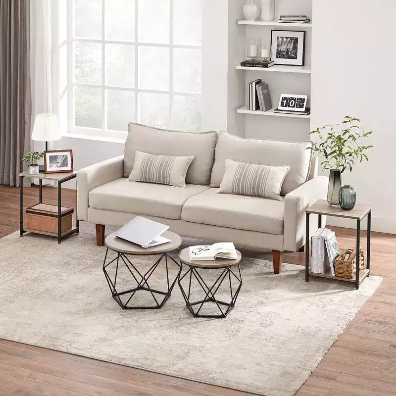 Table d'appoint, Petite table de bout, Table de chevet pour salon, chambre, bureau, salle de bain