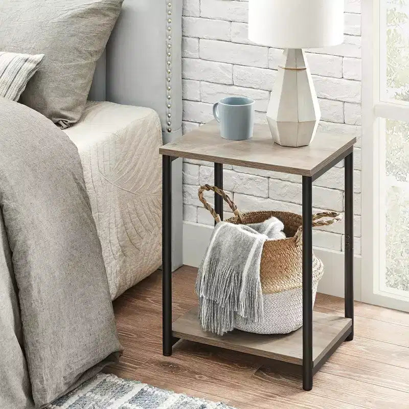 Table d'appoint, Petite table de bout, Table de chevet pour salon, chambre, bureau, salle de bain
