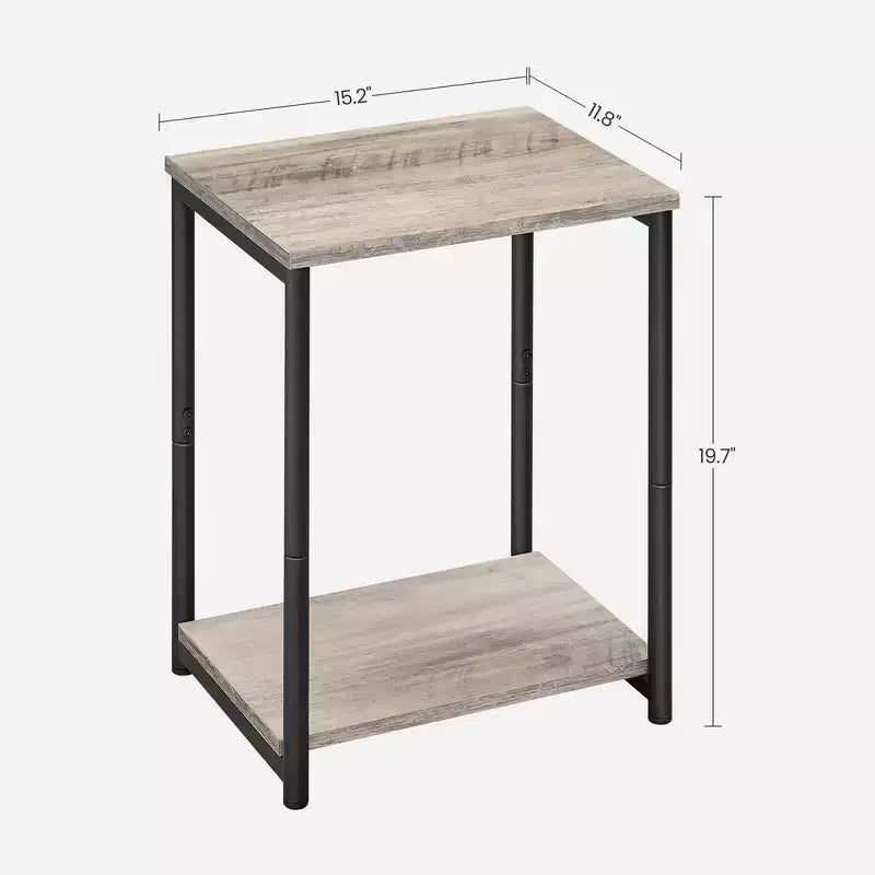 Table d'appoint, Petite table de bout, Table de chevet pour salon, chambre, bureau, salle de bain