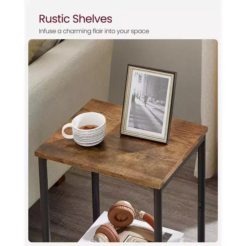 Table d'appoint, Petite table de bout, Table de chevet pour salon, chambre, bureau, salle de bain