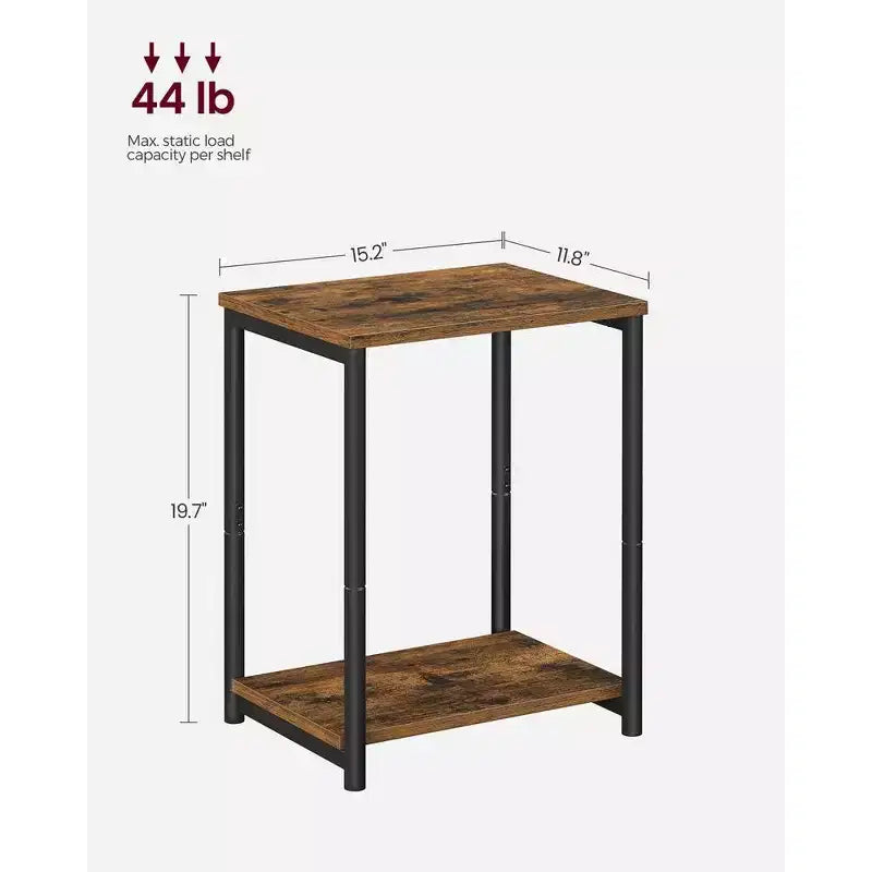 Table d'appoint, Petite table de bout, Table de chevet pour salon, chambre, bureau, salle de bain