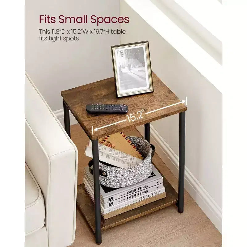 Table d'appoint, Petite table de bout, Table de chevet pour salon, chambre, bureau, salle de bain