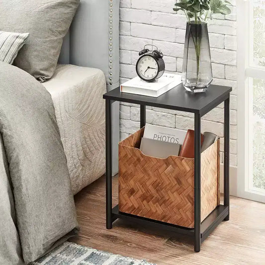 Table d'appoint, Petite table de bout, Table de chevet pour salon, chambre, bureau, salle de bain