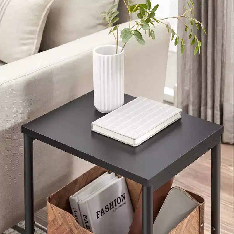 Table d'appoint, Petite table de bout, Table de chevet pour salon, chambre, bureau, salle de bain
