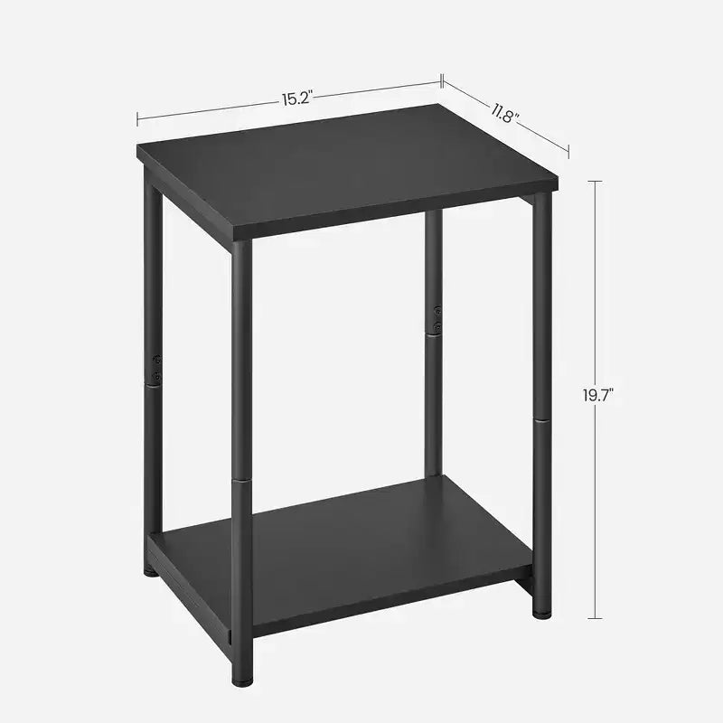 Table d'appoint, Petite table de bout, Table de chevet pour salon, chambre, bureau, salle de bain