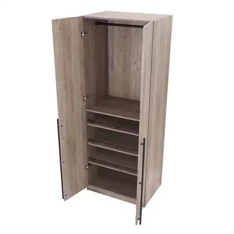 Armoires 2 portes et 4 étagères Lee